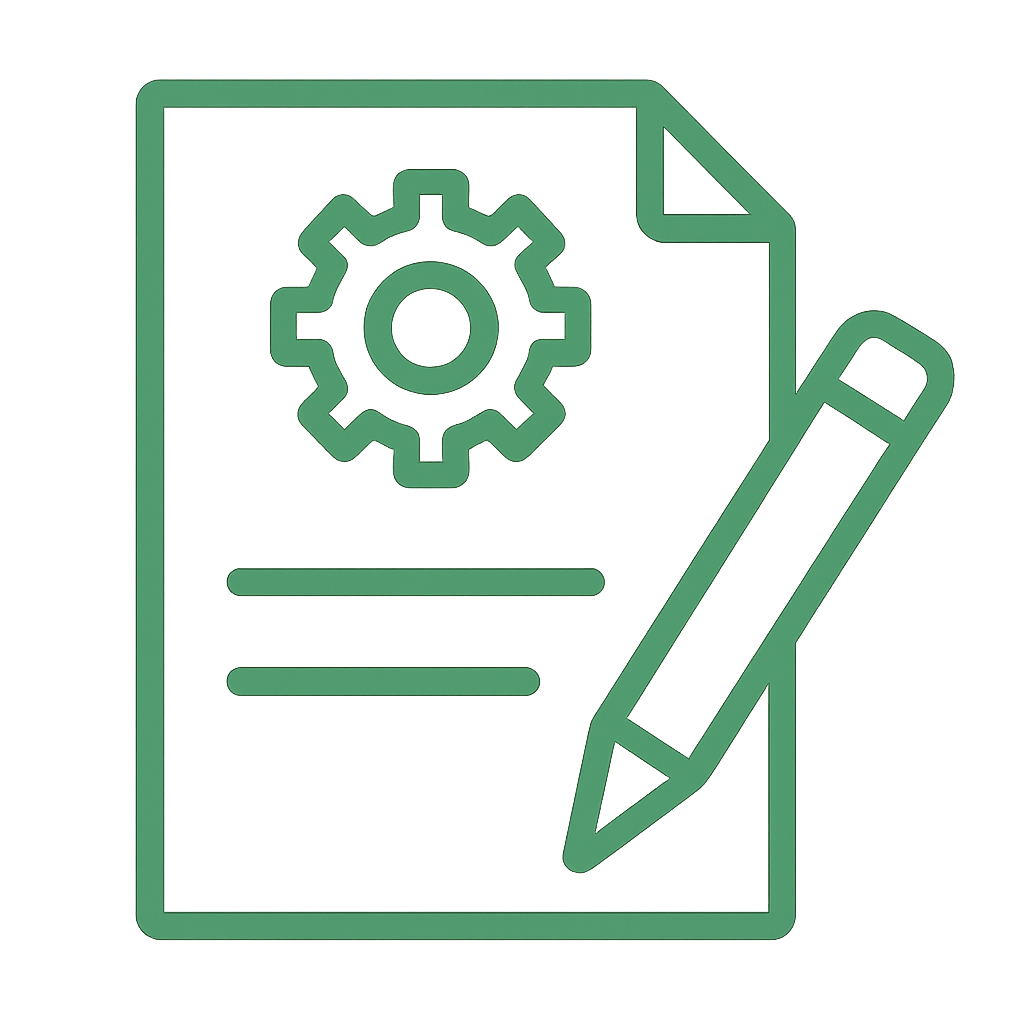 Ícone de projeto técnico